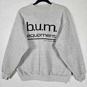 Bum Equipment Gray Sweatshirt for Men